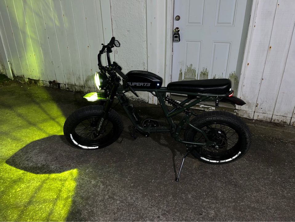 Refurbished SUPER73 RX Electric Bike, 750W 48v 20ah Battery, Top Speed 15Mph